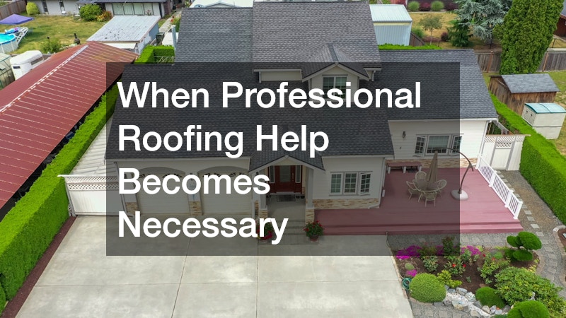 When Professional Roofing Help Becomes Necessary